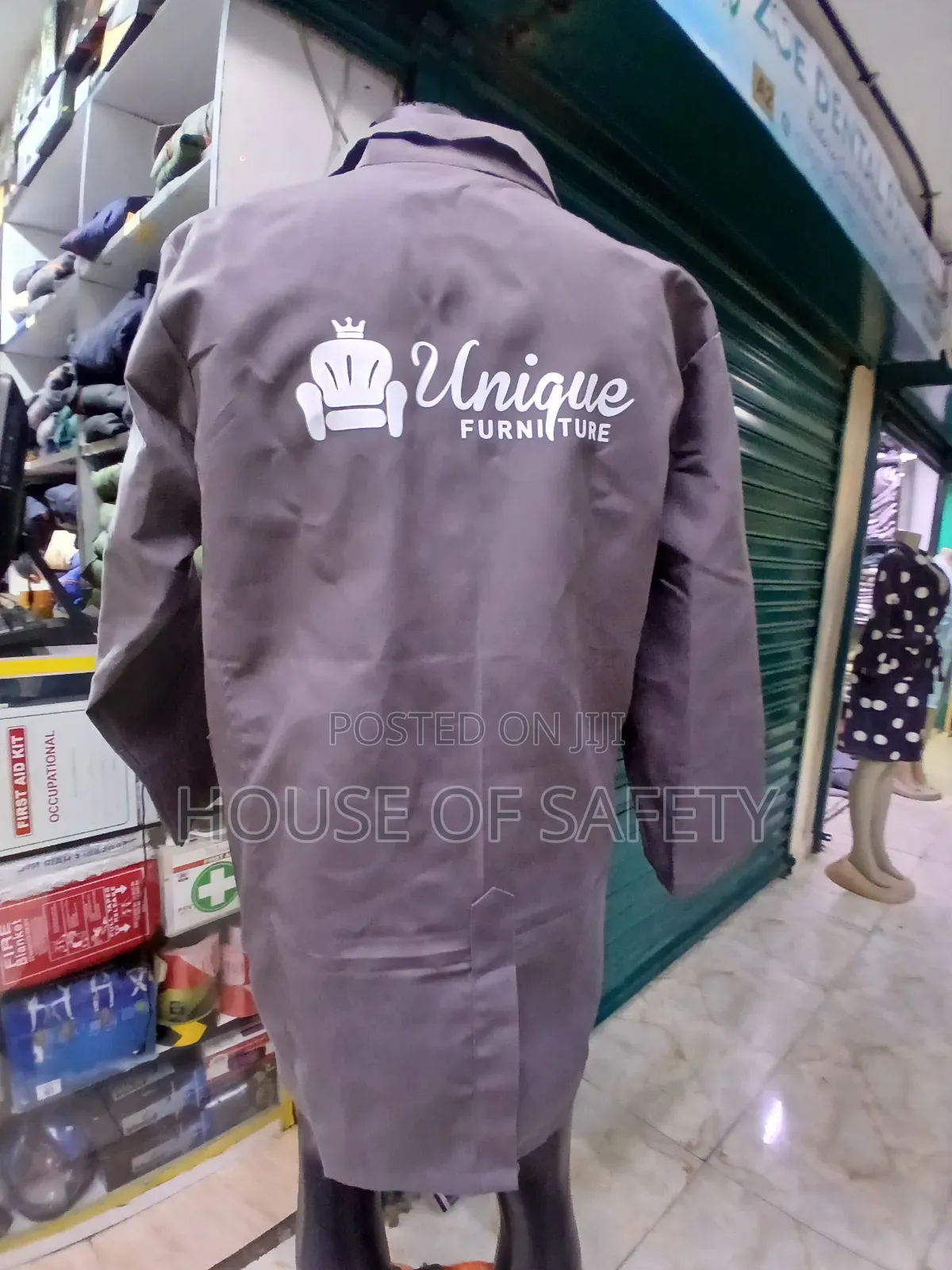 Unisex and Straight Grey Coats for Dust