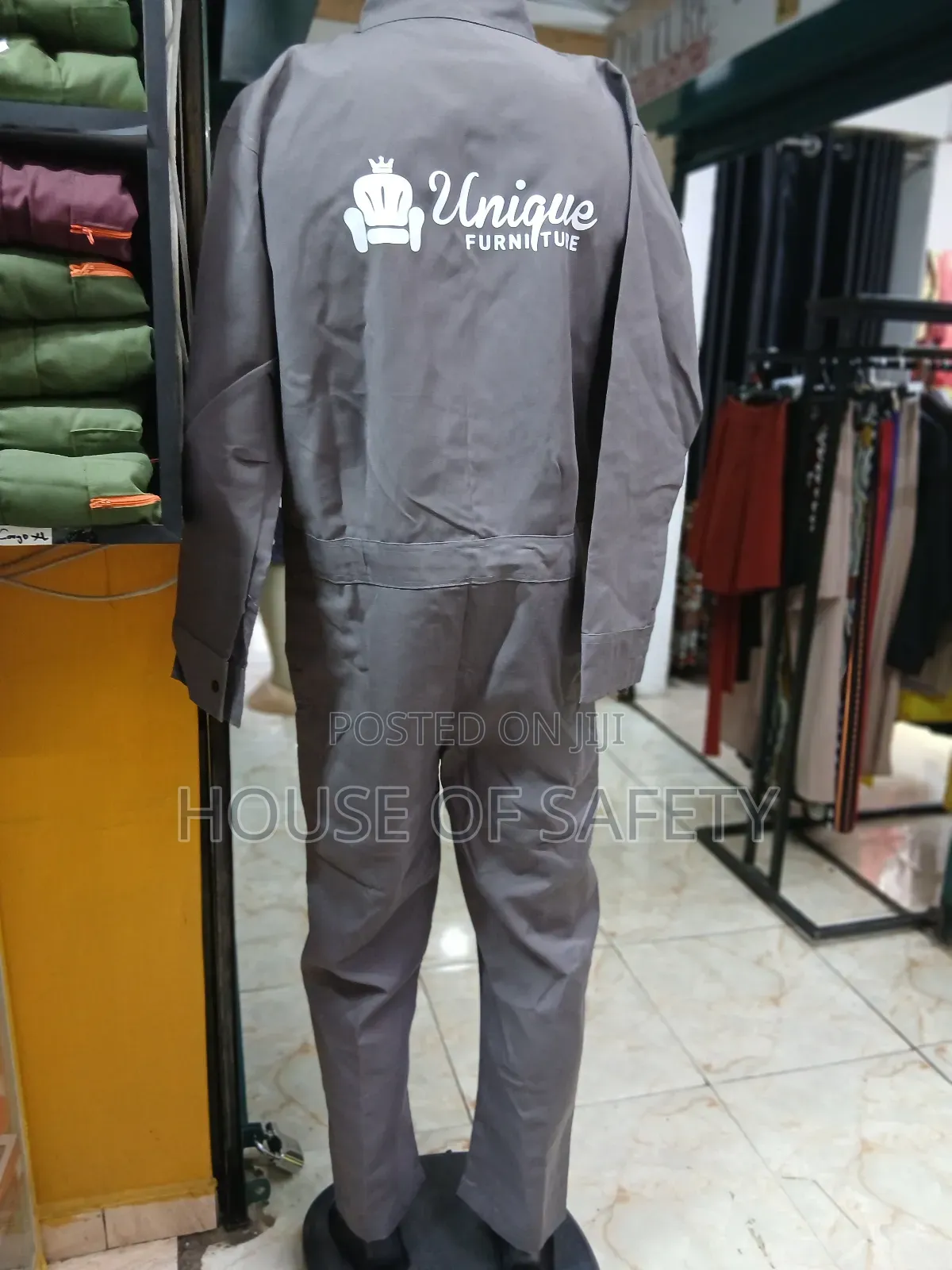 Allow Lower Contamination Risk Overall Dark Grey
