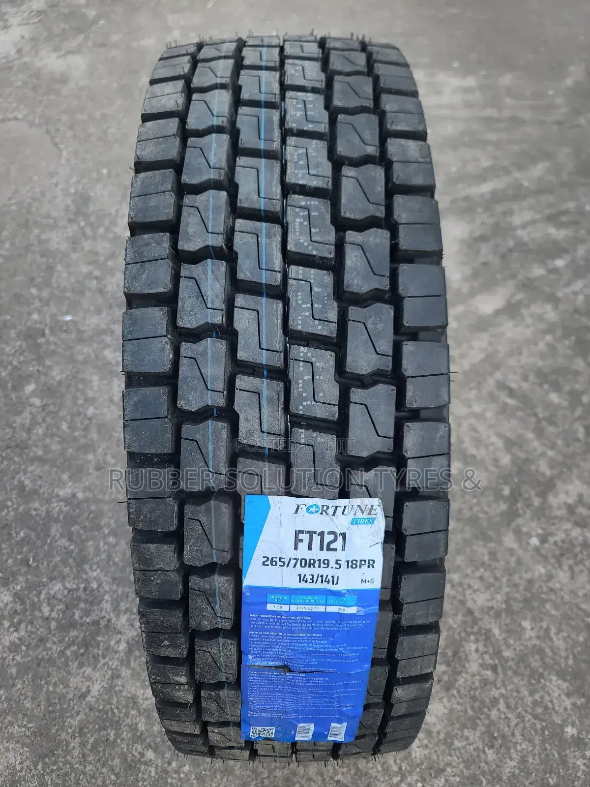265 /70 R19.5 Fortune Tyres Ft121 18ply