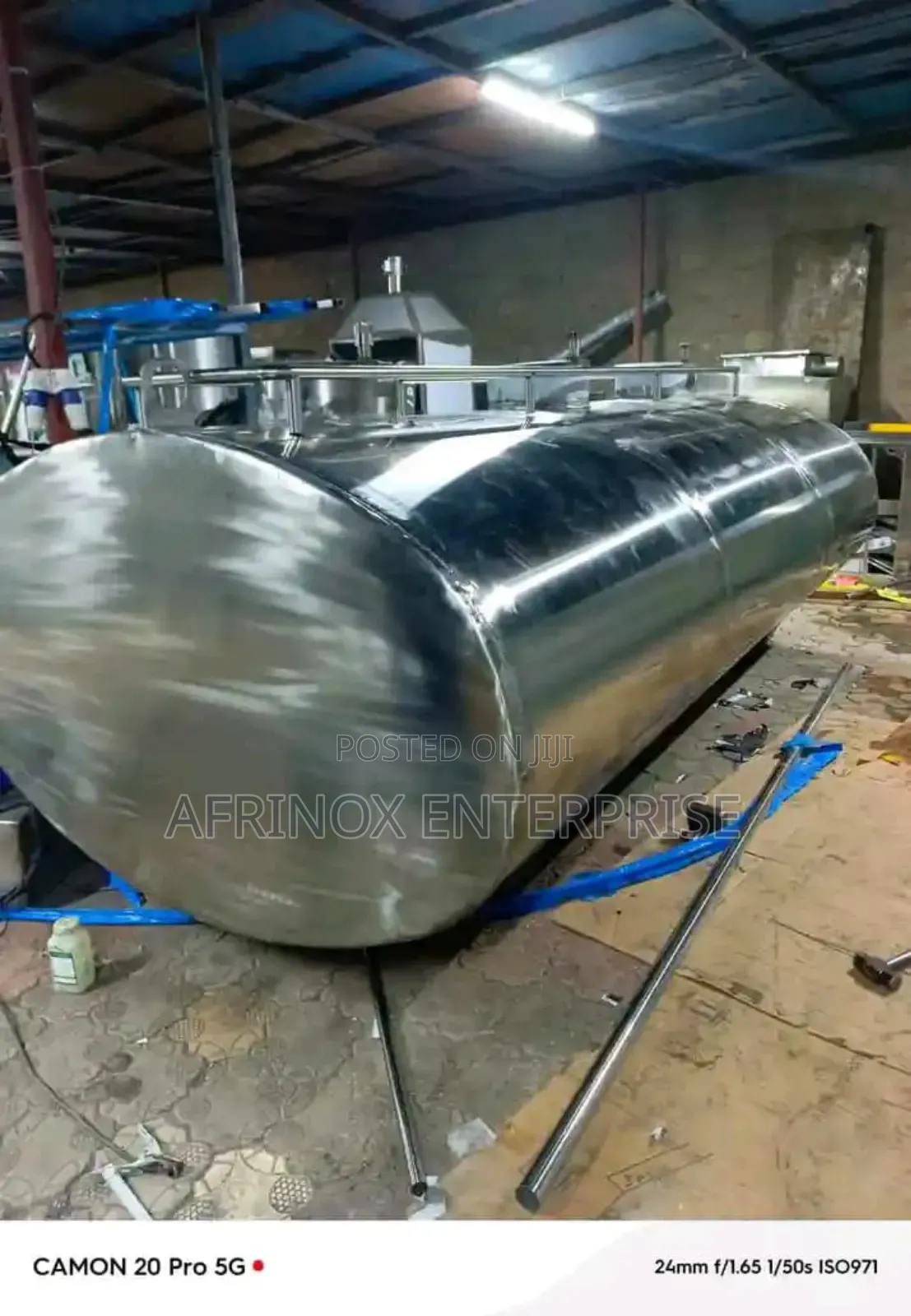 5000 LTRS Lorry Water Transportation Tank.Fabrication and Installation