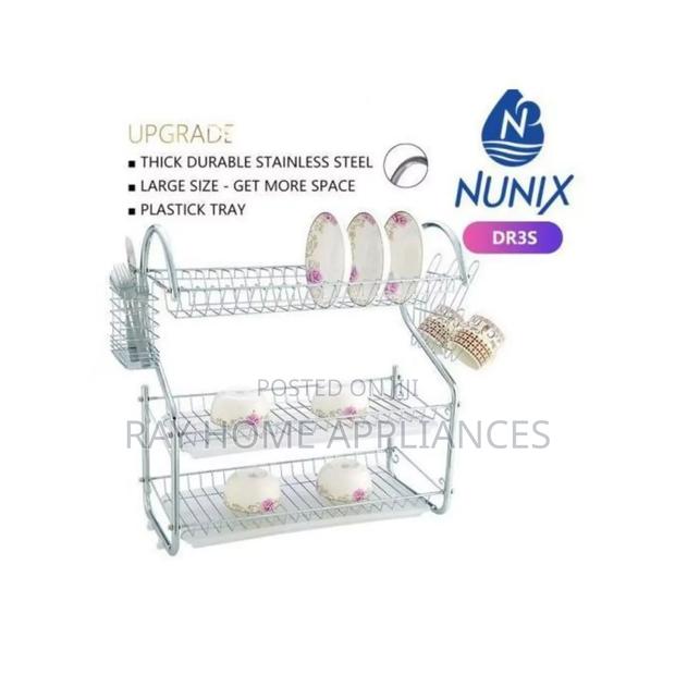 3tier Stainlesssteel Dishrack - main view