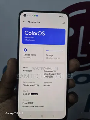 Oppo A74 128 GB Blue