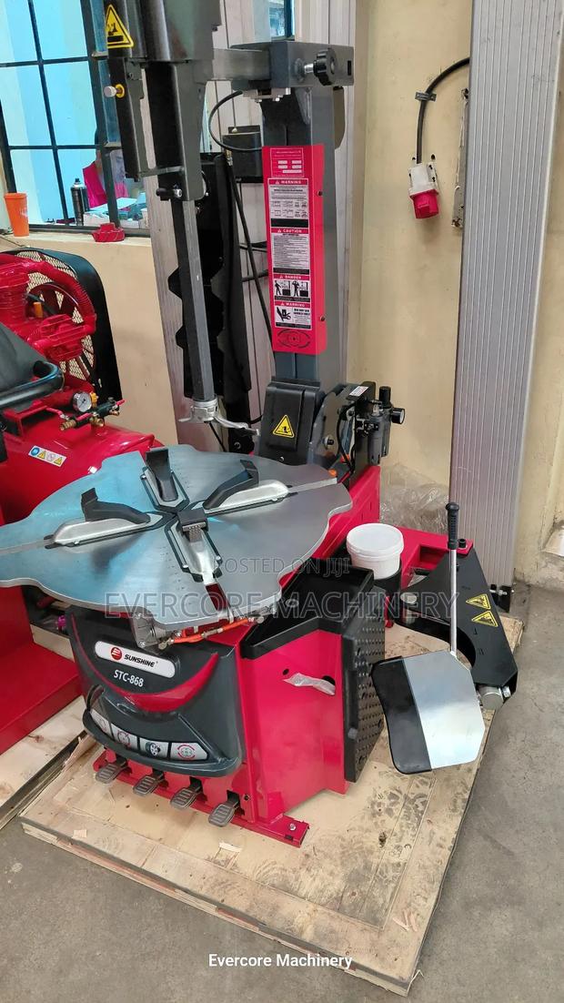 Industrial Car/Vehicle Tyre Changing Machine Electric Powered - thumbnail 4