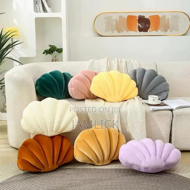 Shell Throw Pillows – Decorative Comfortable - Ks - thumbnail 2