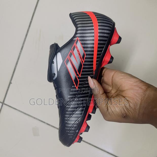 Kids Football Boots Blue Black 31-36 - thumbnail 2