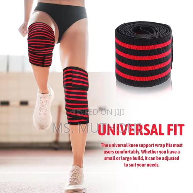 A Pair for Hook Loop Fitness Knee Wraps*