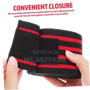 A Pair for Hook Loop Fitness Knee Wraps*