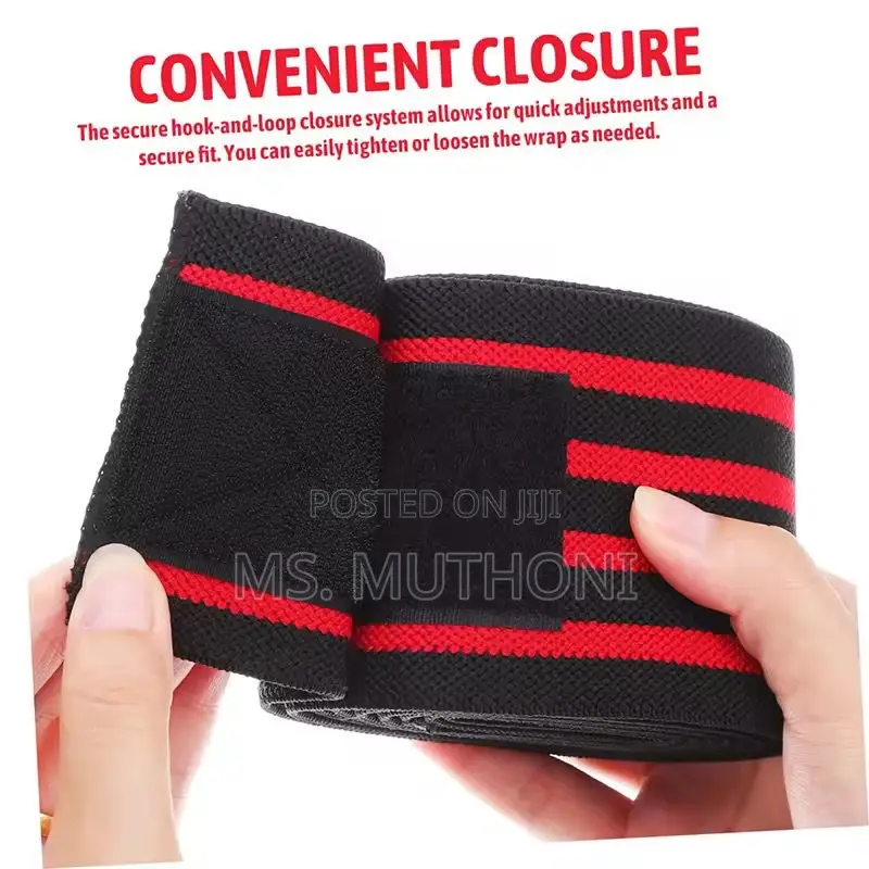 A Pair for Hook Loop Fitness Knee Wraps*