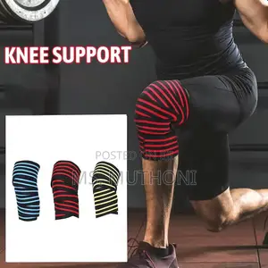 A Pair for Hook Loop Fitness Knee Wraps*