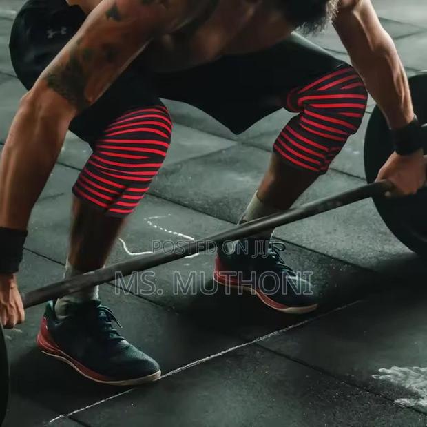 A Pair for Hook Loop Fitness Knee Wraps* - thumbnail 6