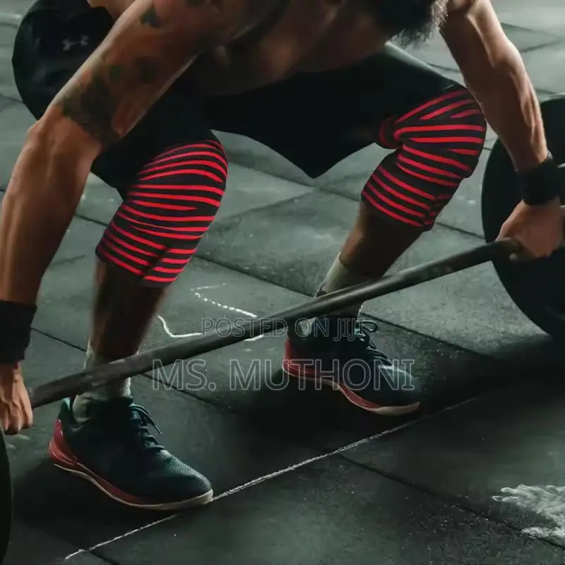 A Pair for Hook Loop Fitness Knee Wraps*