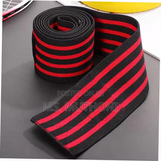 A Pair for Hook Loop Fitness Knee Wraps* - thumbnail 8