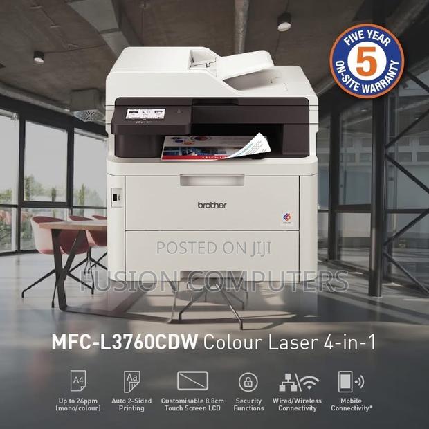 Brother MFC-L3760cdw A4 Duplex Multifunctional Color Laser Printer - thumbnail 3