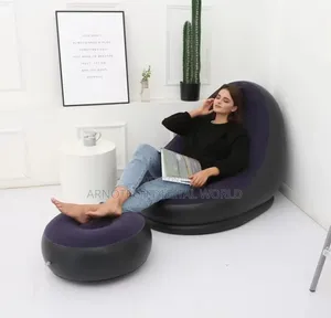 Inflatable Deluxe Lounge Seat With Footrest