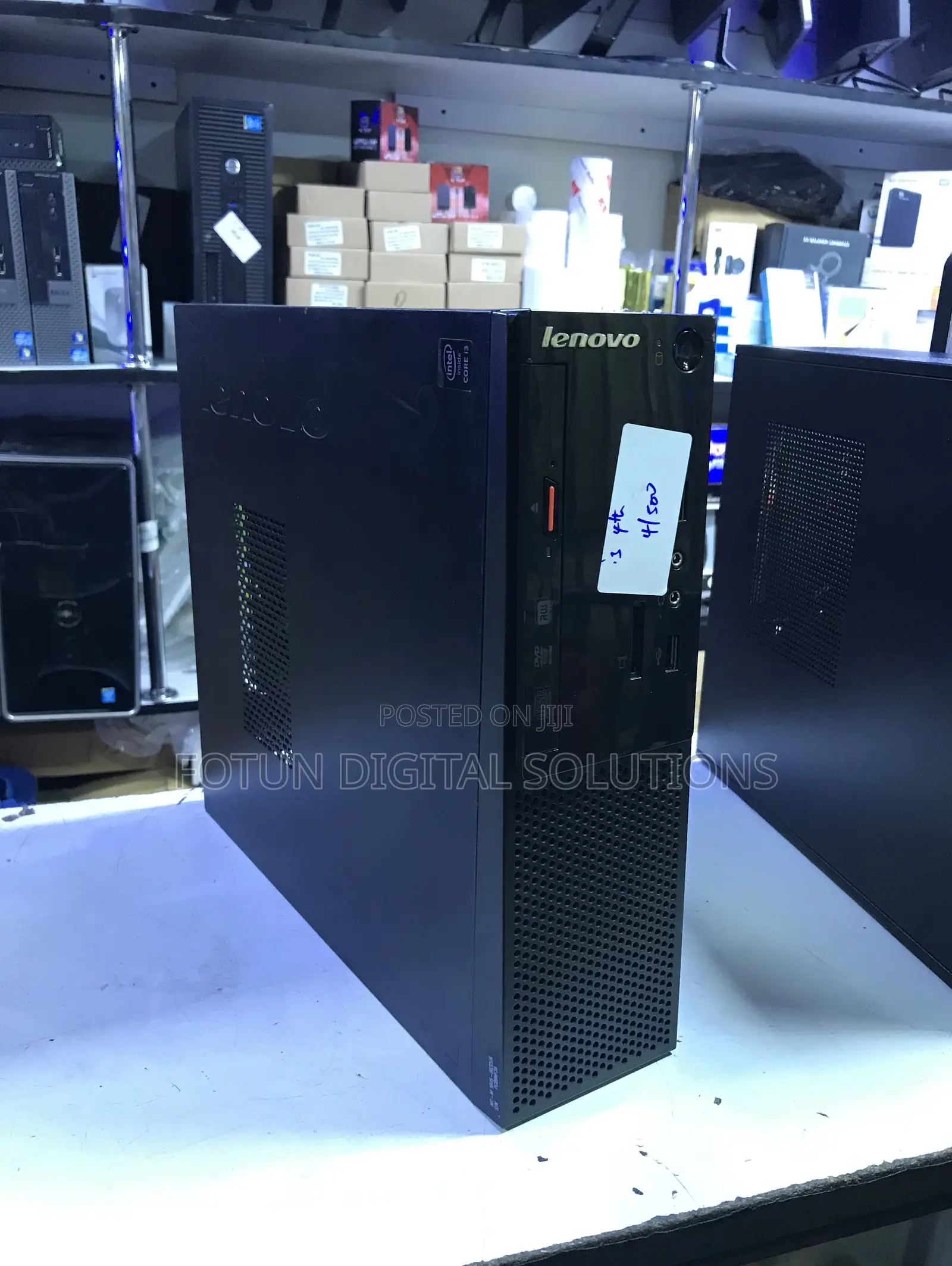 Renewed Lenovo Desktop Pc- I3 4th Gen, 4gb/500gb, Windows 11 Installed