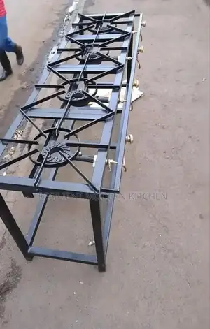 Mild Steel 4 Burner Gas Cooker Heavy Duty
