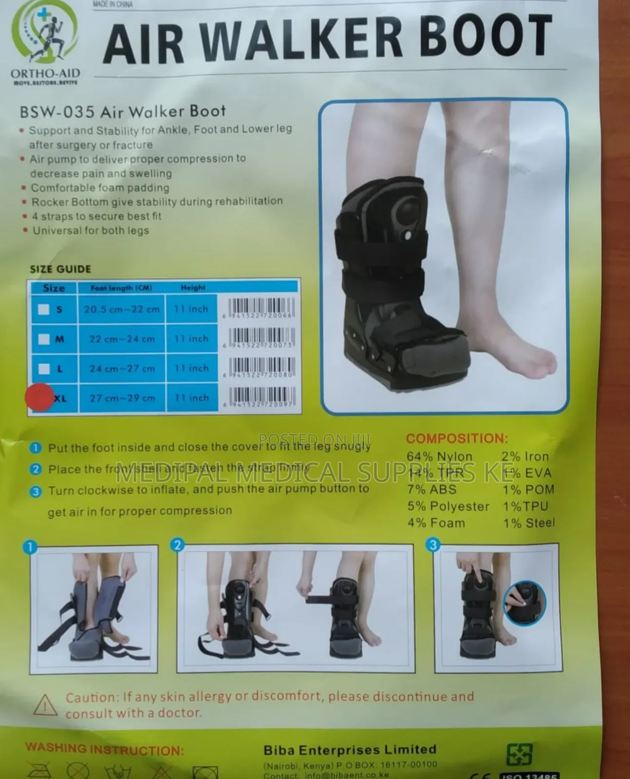 Walker Boot -Short