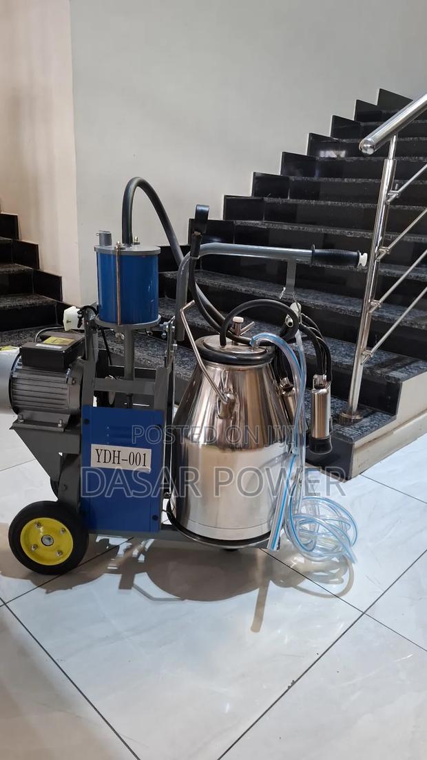 Electric Sngle-Barrel Milking Machine - main view