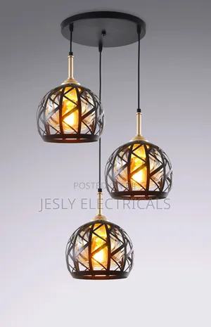 Assorted 3-Light Pendant Chandeliers