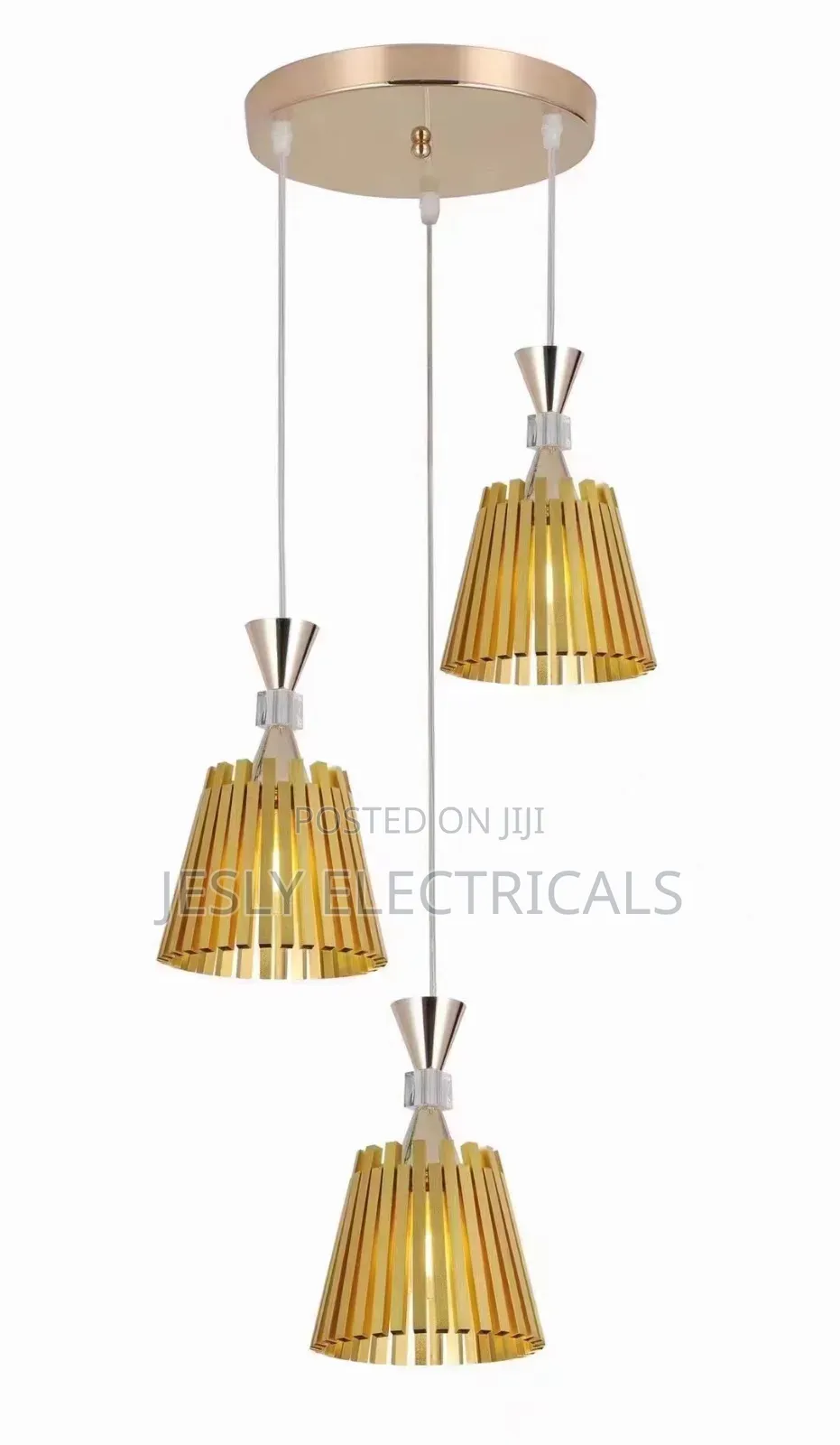 Assorted 3-Light Pendant Chandeliers