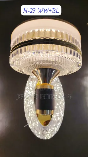 Crystal Gold Wall Light