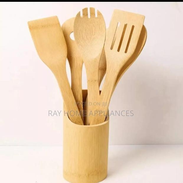 5pc Bamboo Mwiko Set Made of Bamboo