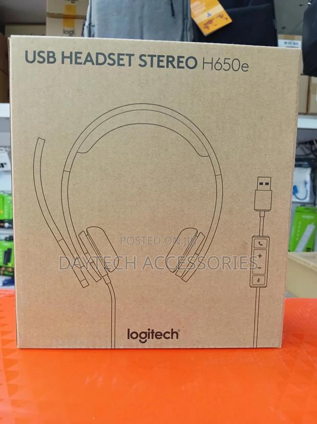 Original Logitech Usb Headset H650e.