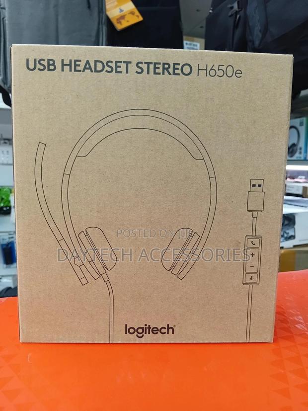 Original Logitech Usb Headset H650e. - thumbnail 2