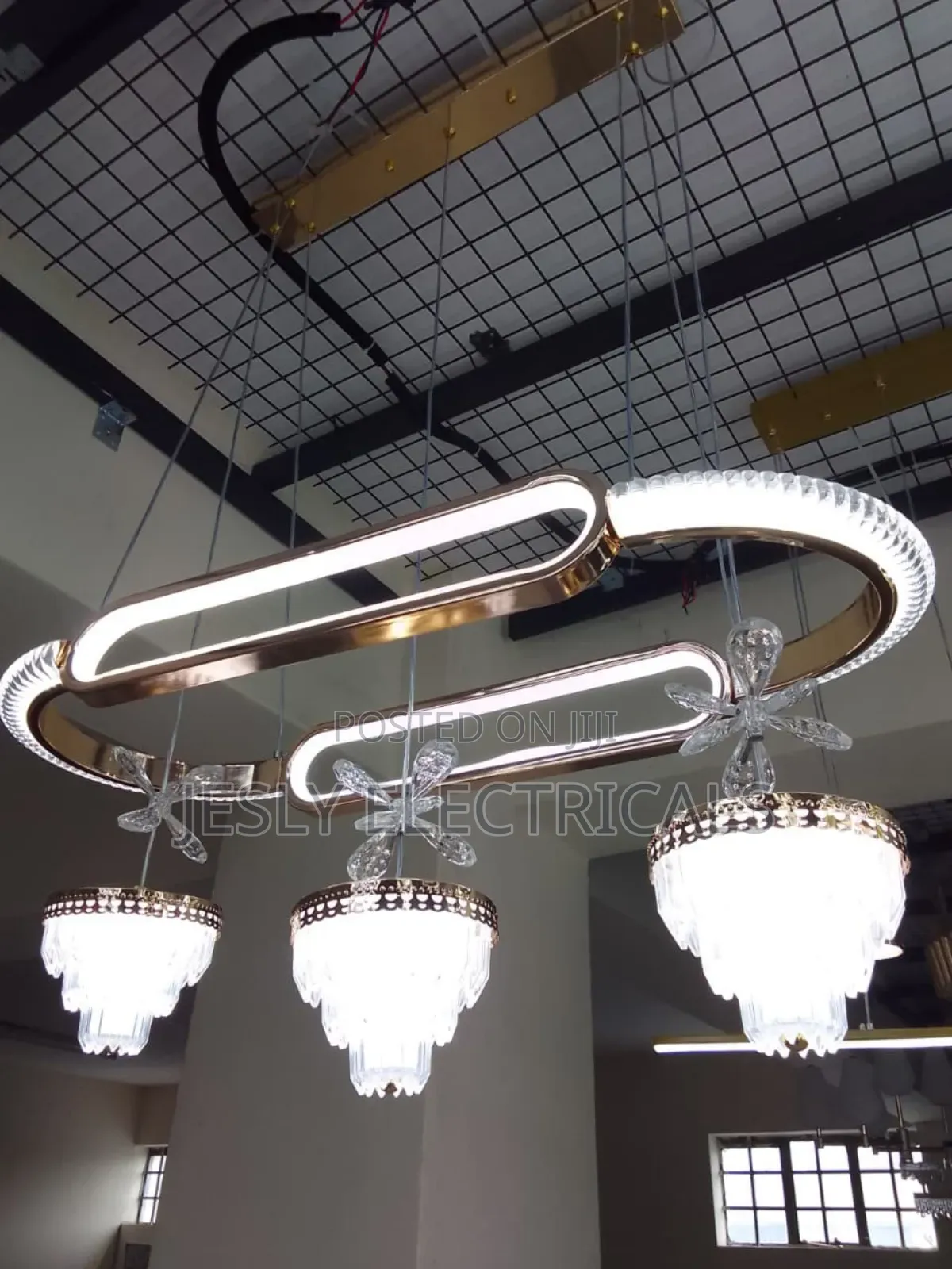 Led Halo Chandelier