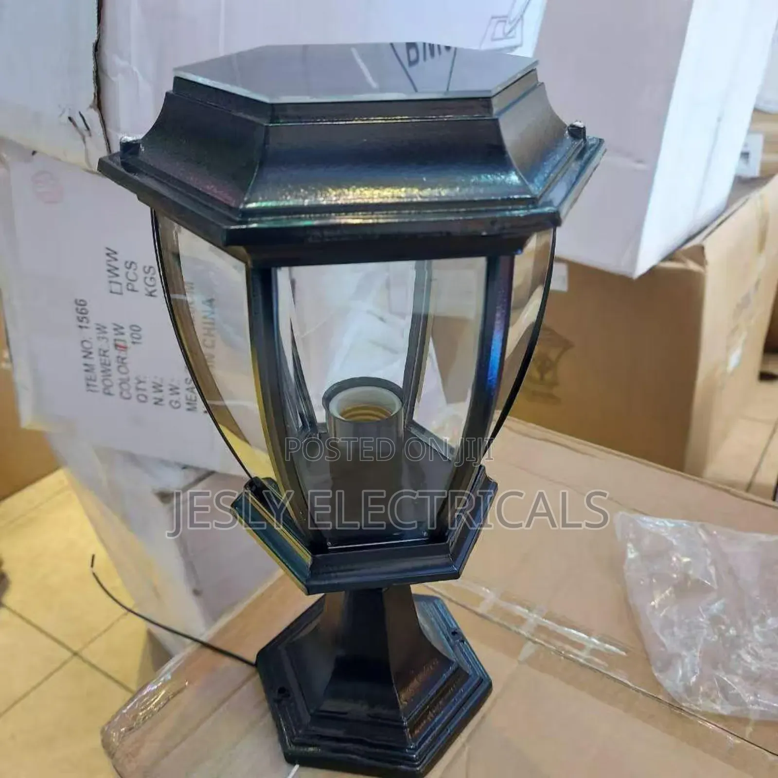 Ac Solar Powered Led Outdoor Lamp