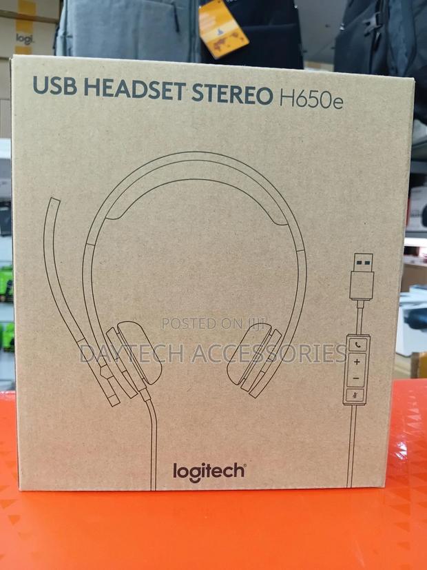 Logitech H650e Usb Wired Headset - Black - thumbnail 2