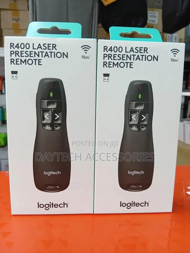 Logitech R400 Wireless Presenter - Red Laser Pointer