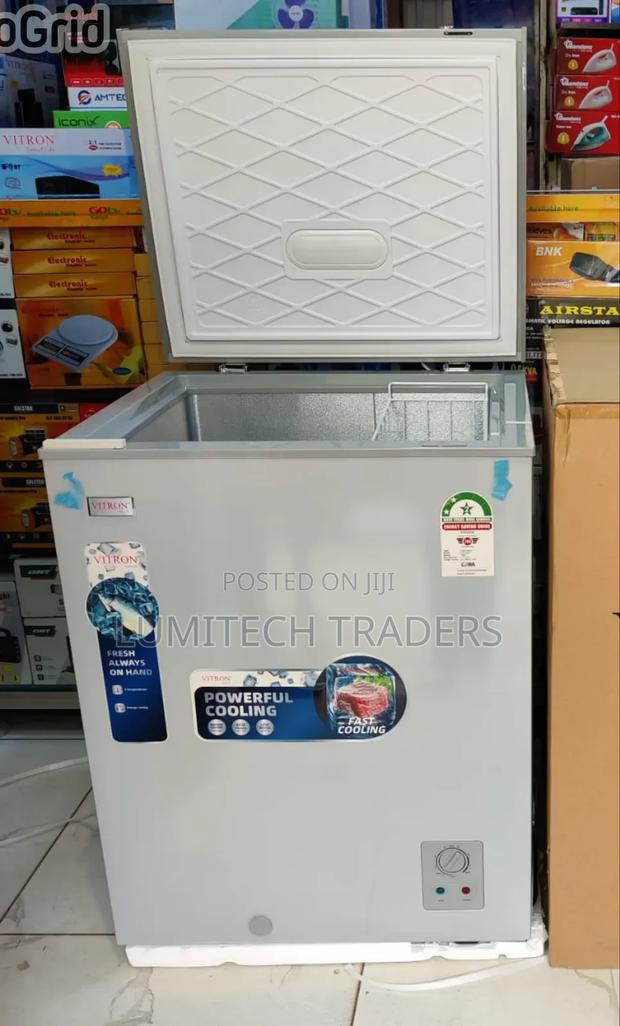 Vitron 142l Chest Freezer Silver – Vdf142sg