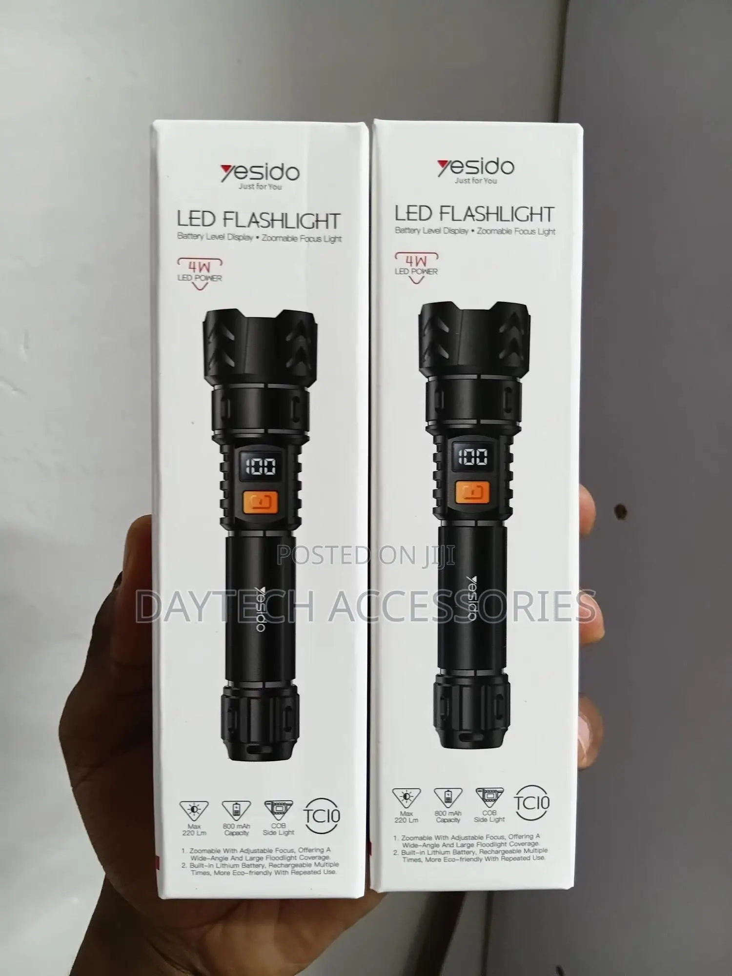 This Is a Yesido Tc10 Led Flashlight.