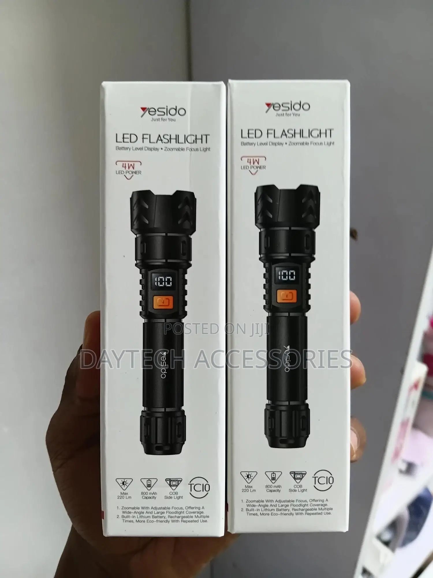 This Is a Yesido Tc10 Led Flashlight.