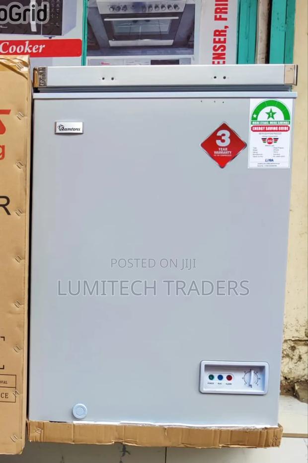 Ramtons Cf/229, 93 LTS Chest Freezer - Grey - main view