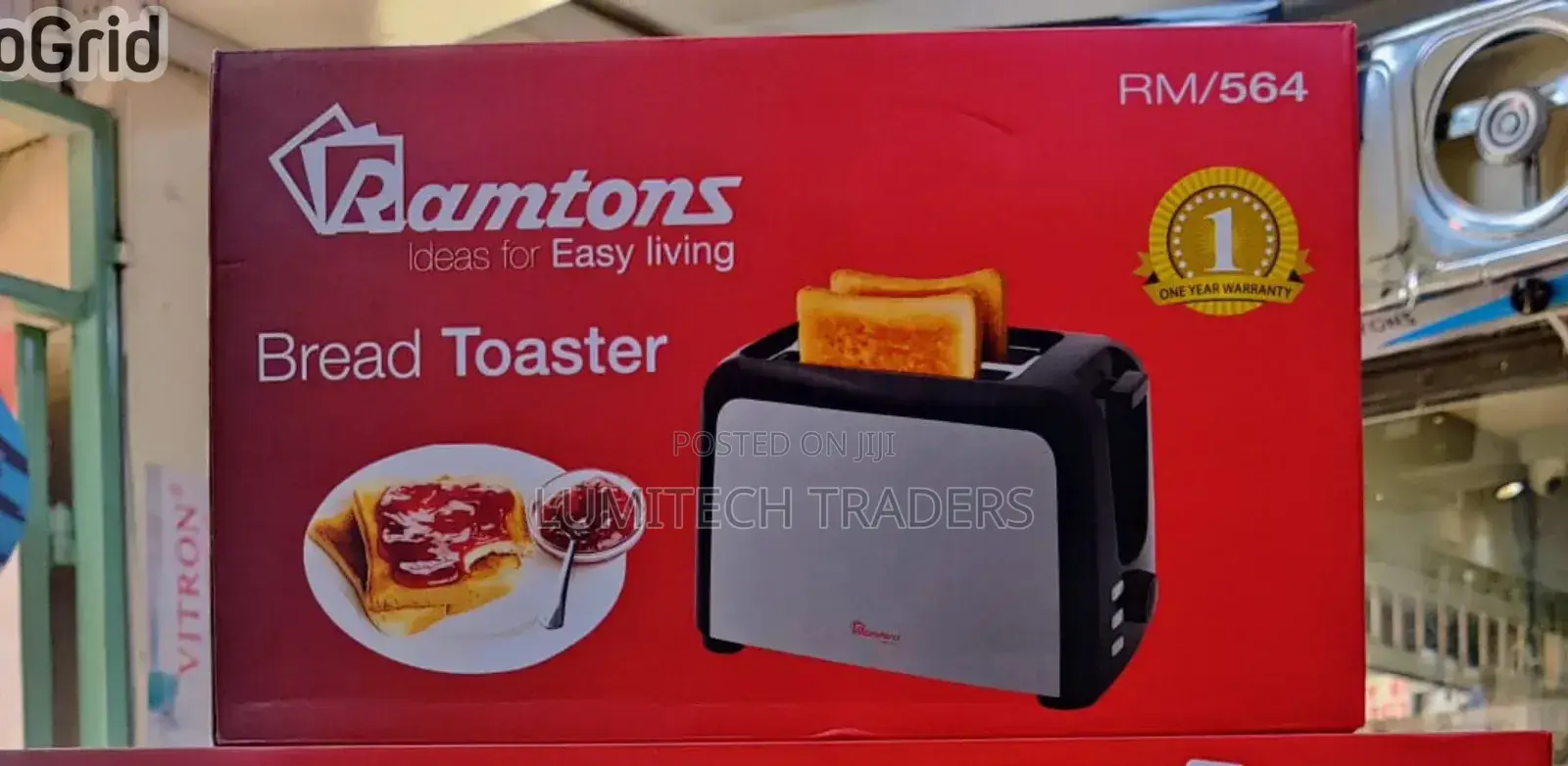 Ramtons Bread Toaster Rm 564
