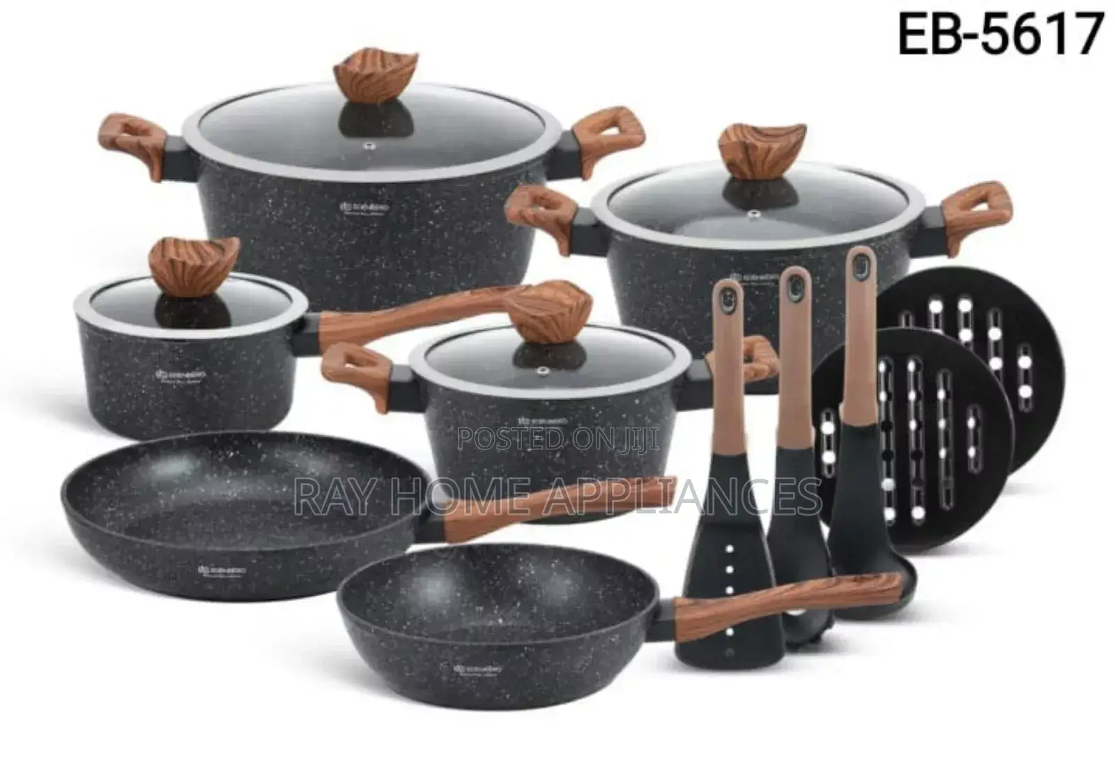 15 PCS Edenberg Nonstick Cookware Set