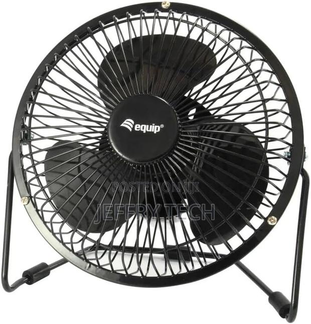 Equip Usb Table Fan 15 Cm Diameter Black - main view