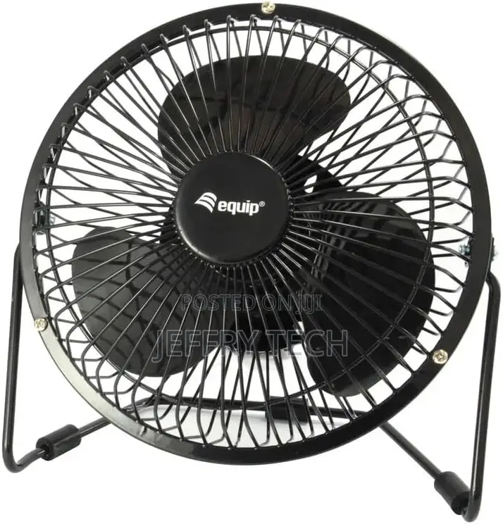 Equip Usb Table Fan 15 Cm Diameter Black