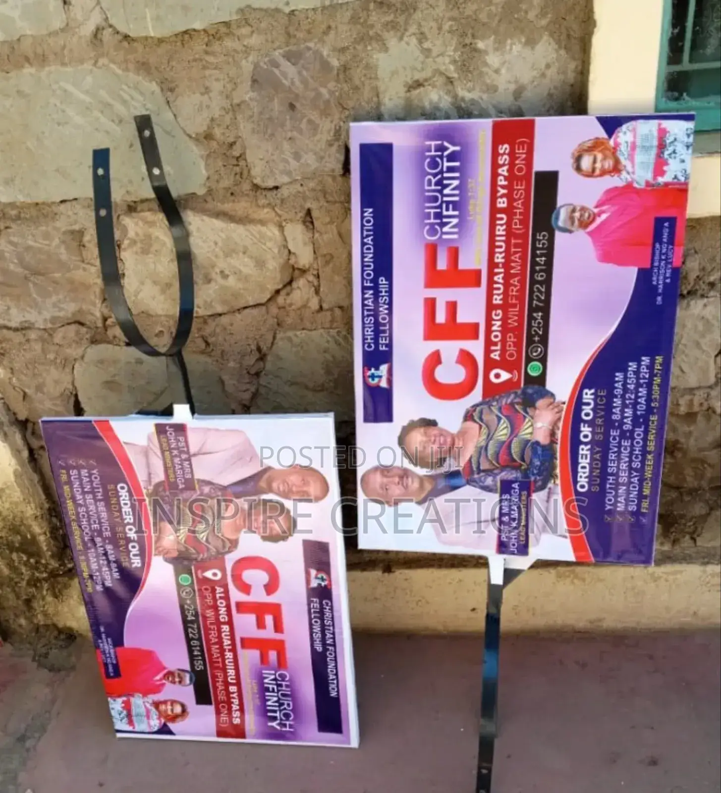 Church Advert Banners Printing