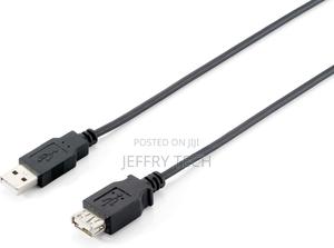 Equip Usb Cable a -> a Male/Female 5 M Polybag Black - thumbnail 2