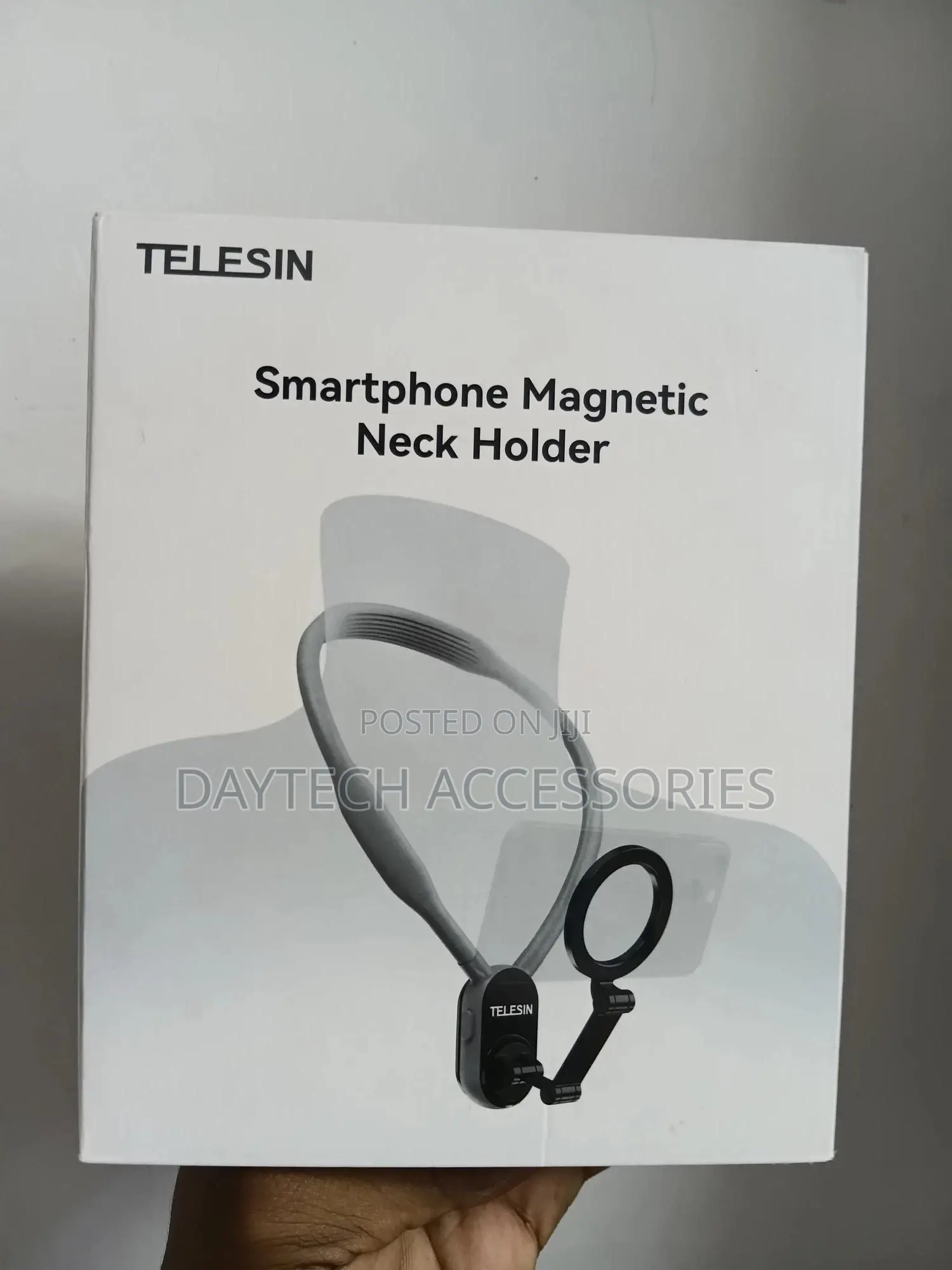 Telesin Smartphone Strong Magnetic Neck Holder - Black