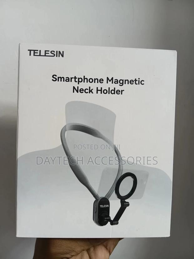 Telesin Smartphone Strong Magnetic Neck Holder - Black