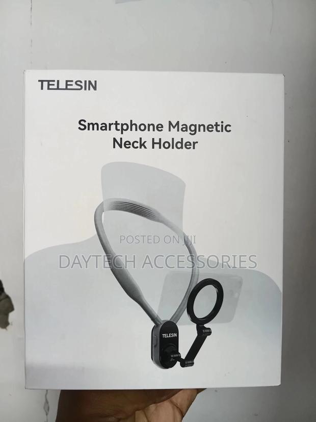 Telesin Smartphone Strong Magnetic Neck Holder - Black - thumbnail 2