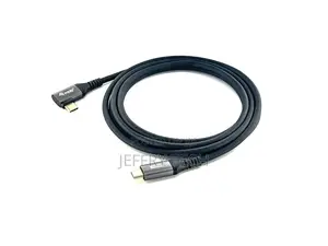 Usb 2.0 C to C Cable 90° Angled M/M 1 M Pd 100 W Black