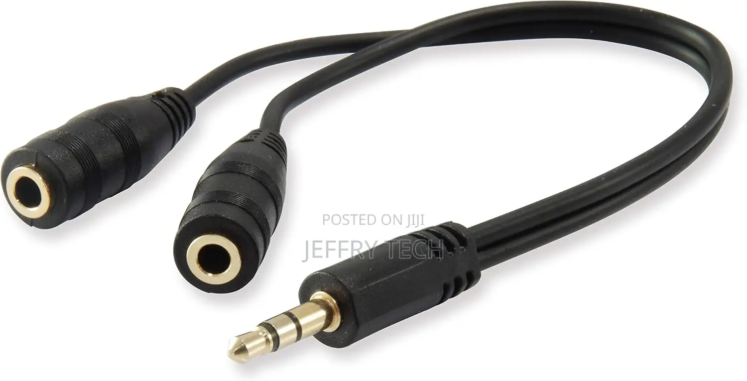 Audio Splitter Black/Green/Red