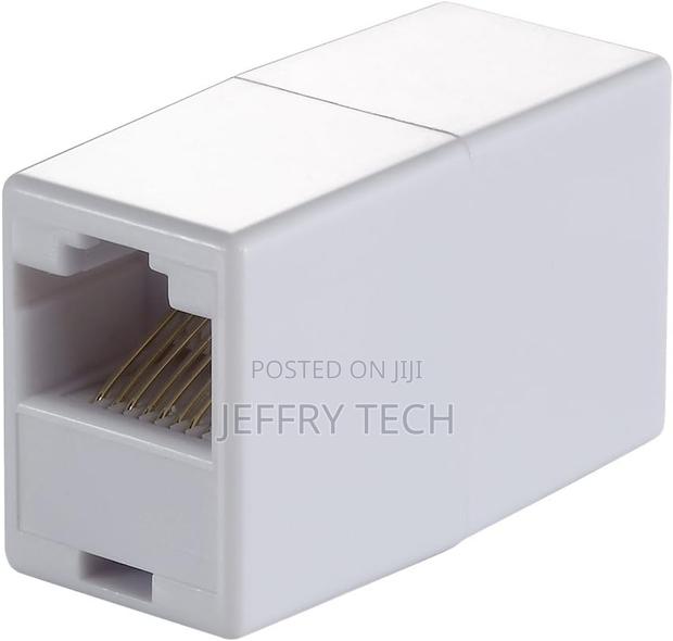 Rj45 Adaptor Modular Connector White - main view