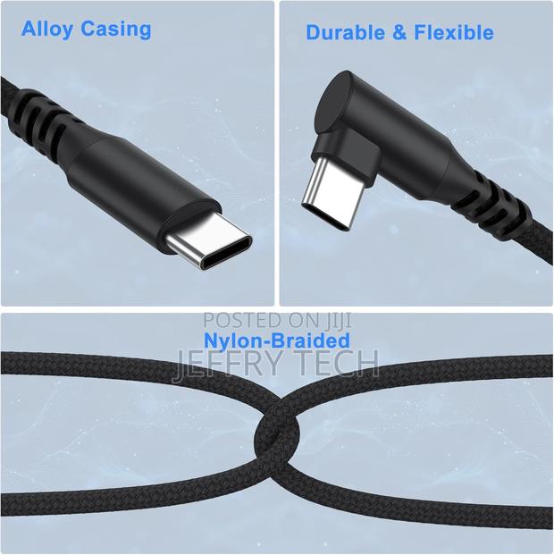 100w Usb C to Usb C Cable, 2m Usbc to Usbc Pd Fast Charging, Nylon Bra - main view