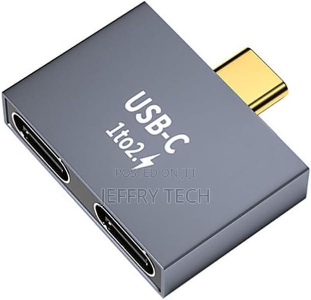 Type-C Splitter Usb C Male to Dual Usb C Female Pd Charger Data Transf - main view